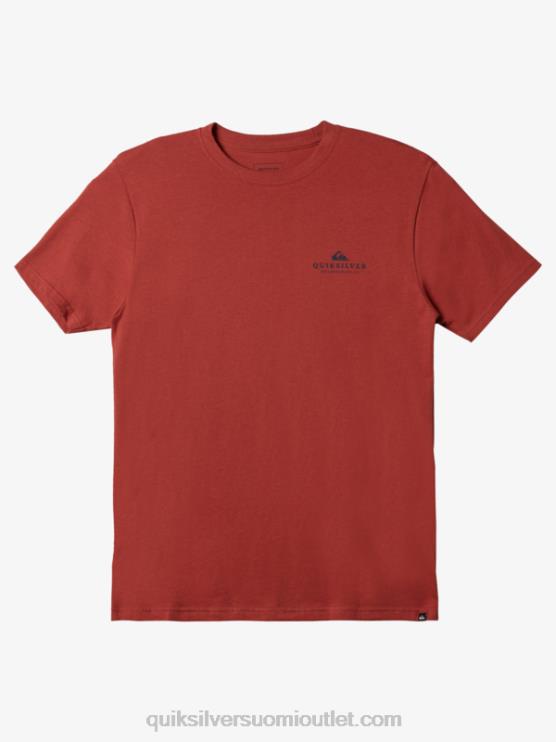 Quiksilver D6JJ1022 miehet marsala meripalmu t-paita