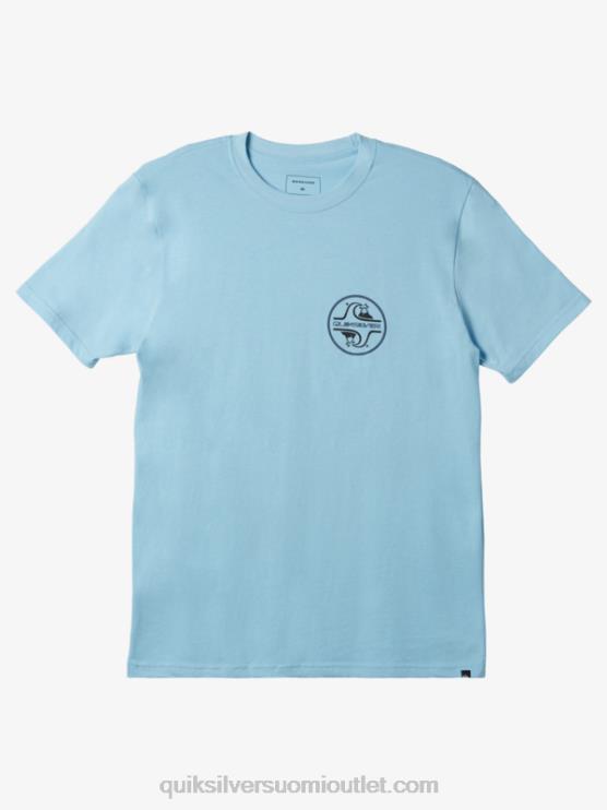 Quiksilver D6JJ1026 miehet taivaansininen ydin kupla t-paita