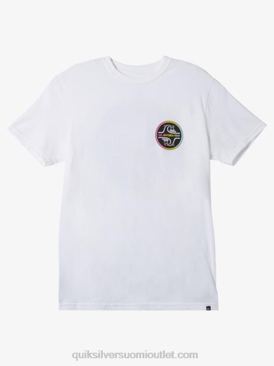 Quiksilver D6JJ1027 miehet valkoinen ydin kupla t-paita