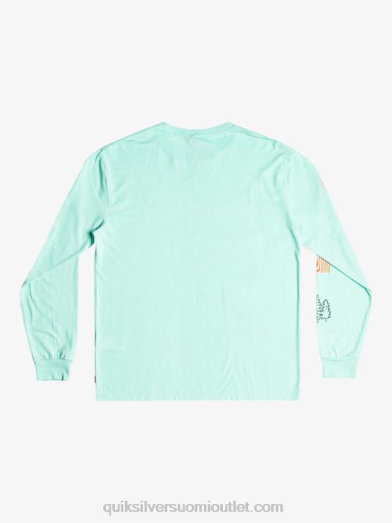 Quiksilver D6JJ1037 miehet rantalasi fragmentti luonnosta pitkähihainen t-paita