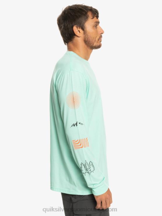 Quiksilver D6JJ1037 miehet rantalasi fragmentti luonnosta pitkähihainen t-paita