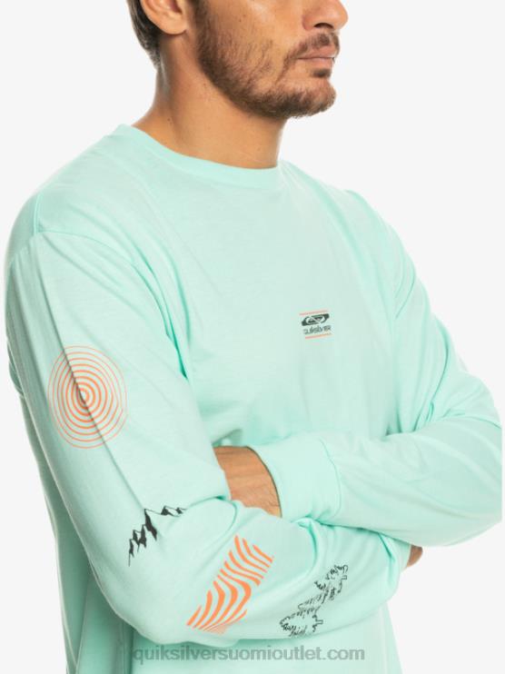 Quiksilver D6JJ1037 miehet rantalasi fragmentti luonnosta pitkähihainen t-paita