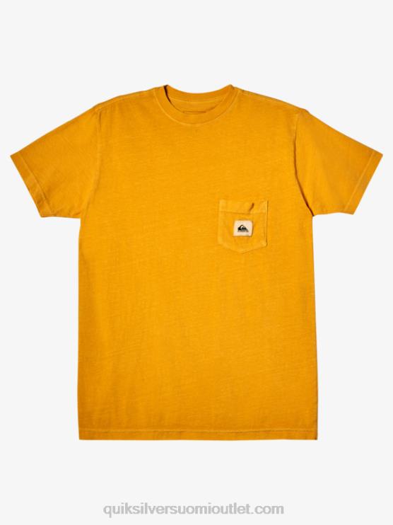 Quiksilver D6JJ1045 miehet kirkasta kultaa Submission t-paita