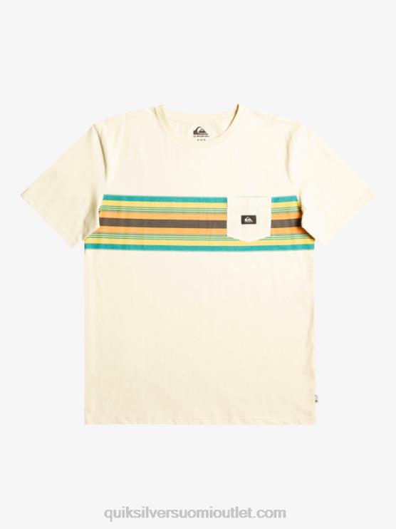 Quiksilver D6JJ1065 miehet koivu surfadelica-raidallinen taskut-paita