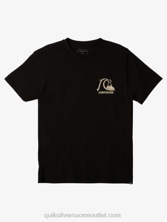 Quiksilver D6JJ1066 miehet musta alkuperäinen t-paita