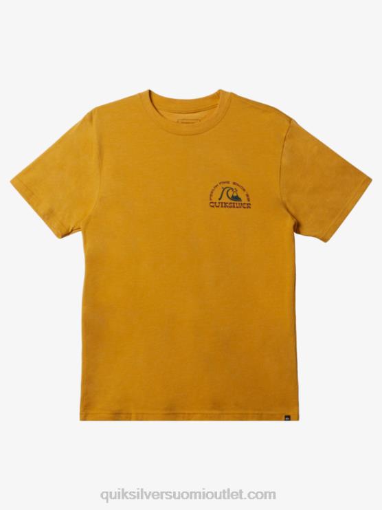 Quiksilver D6JJ1073 miehet kirkkaan kultainen kanerva uusi take mod t-paita