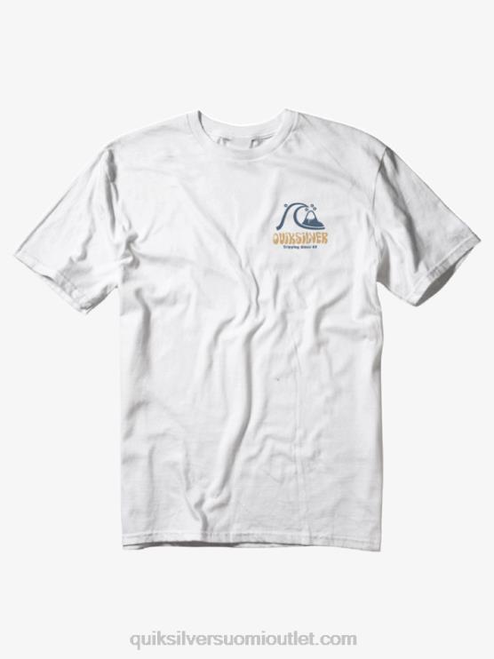 Quiksilver D6JJ1100 miehet antiikki valkoinen arts in palms t-paita