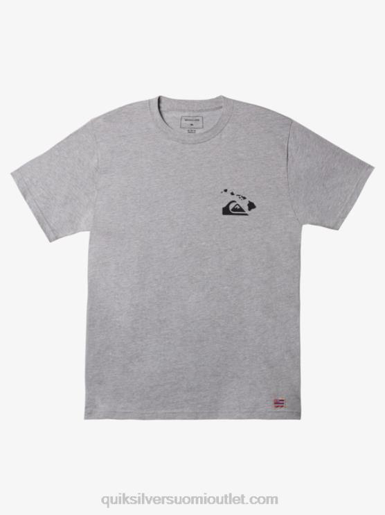 Quiksilver D6JJ1113 miehet urheilullinen kanerva hawaii tupla kalakoukku t-paita
