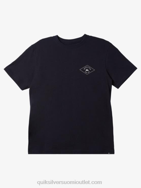 Quiksilver D6JJ1120 miehet laivasto bleiseri ympyröity viiva T-paita