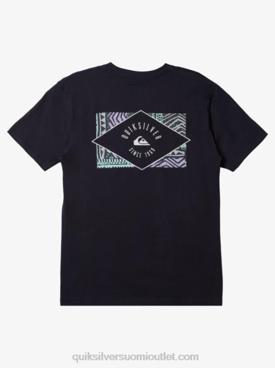Quiksilver D6JJ1120 miehet laivasto bleiseri ympyröity viiva T-paita