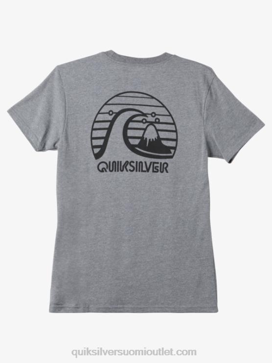 Quiksilver D6JJ1138 miehet keskiharmaa kanerva bold move mod t-paita