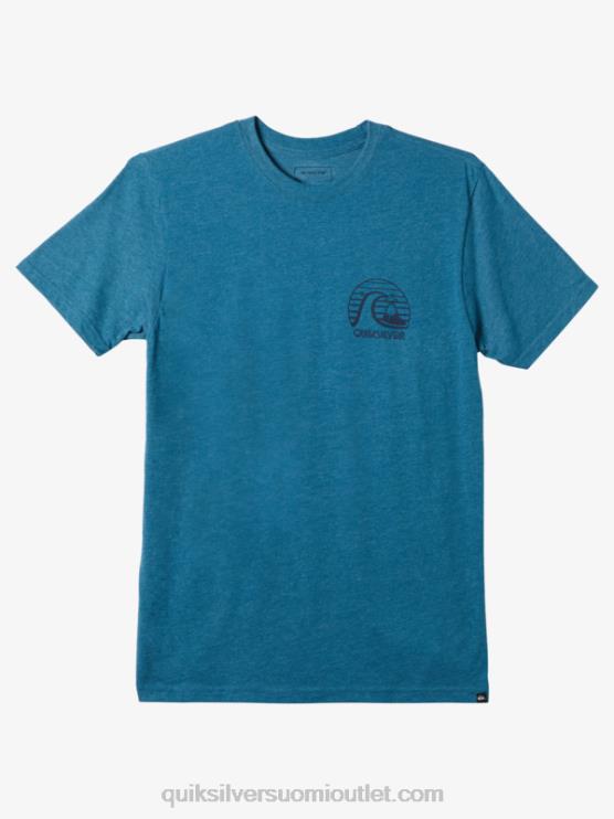 Quiksilver D6JJ1139 miehet marokon sininen kanerva bold move mod t-paita