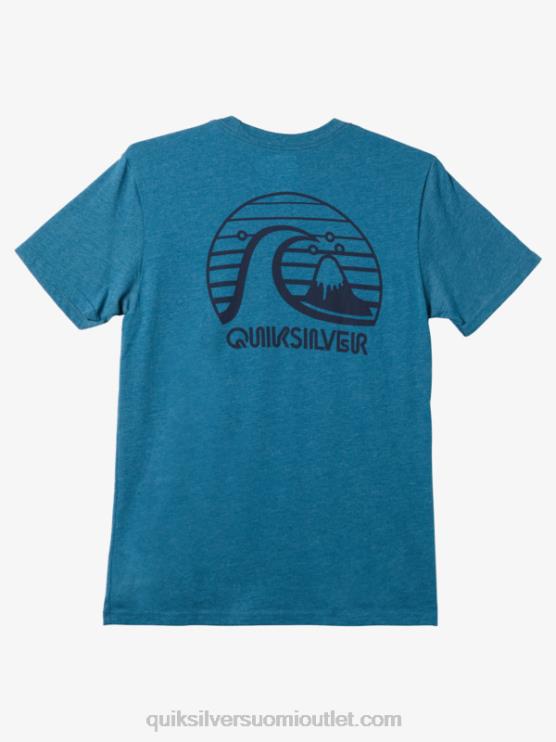 Quiksilver D6JJ1139 miehet marokon sininen kanerva bold move mod t-paita