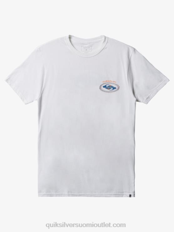 Quiksilver D6JJ1152 miehet valkoinen toisen ihon t-paita