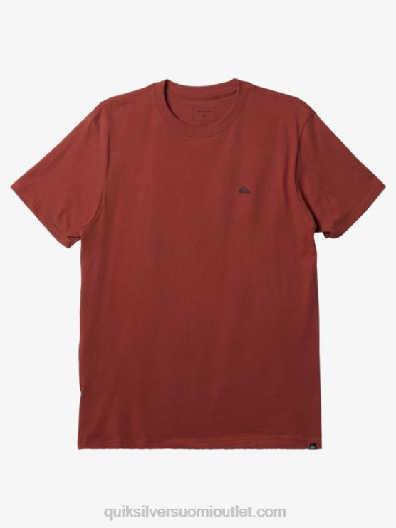 Quiksilver D6JJ115 miehet marsala mw mini logollinen t-paita