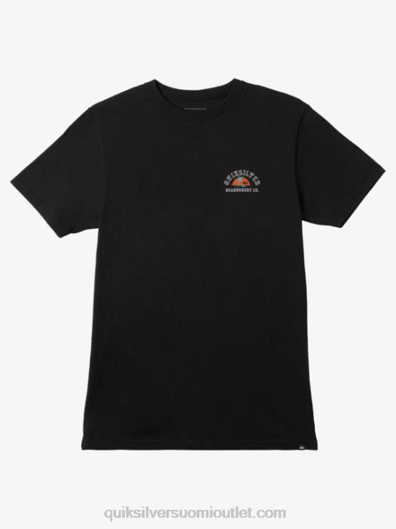Quiksilver D6JJ1163 miehet musta vihdoinkin yksin t-paita