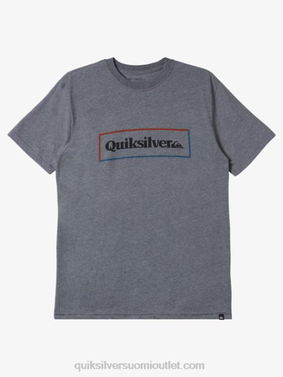 Quiksilver D6JJ1165 miehet keskiharmaa kanerva yksinkertainen lock mod t-paita
