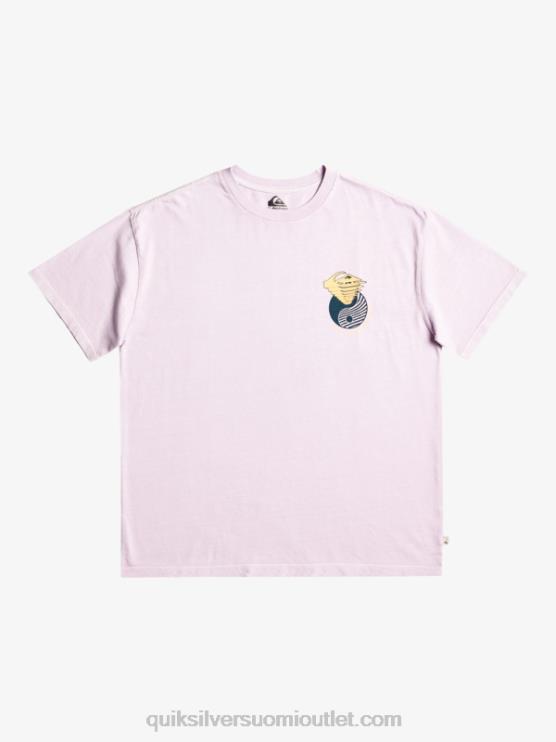 Quiksilver D6JJ1168 miehet pastelli lila siellä t-paita