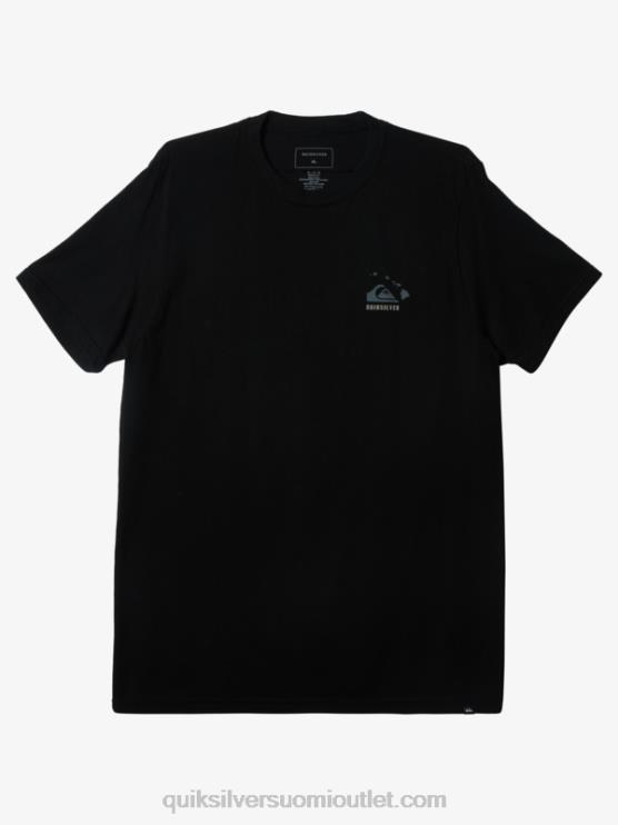 Quiksilver D6JJ116 miehet musta Hawaii Survivor t-paita