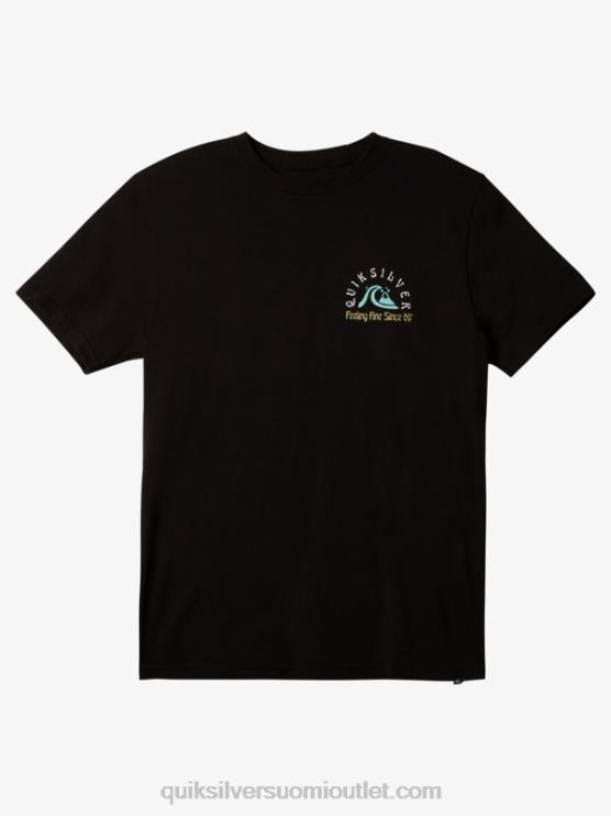 Quiksilver D6JJ1172 miehet musta alkuperäinen barrel t-paita