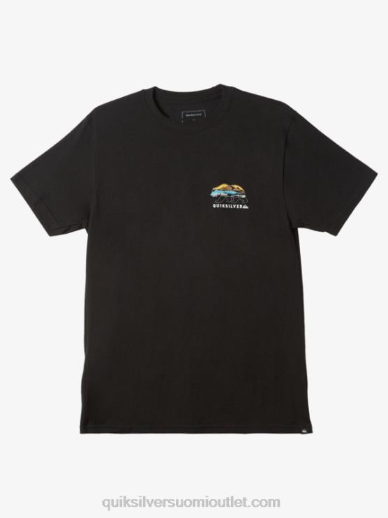 Quiksilver D6JJ1184 miehet musta california sunshine t-paita
