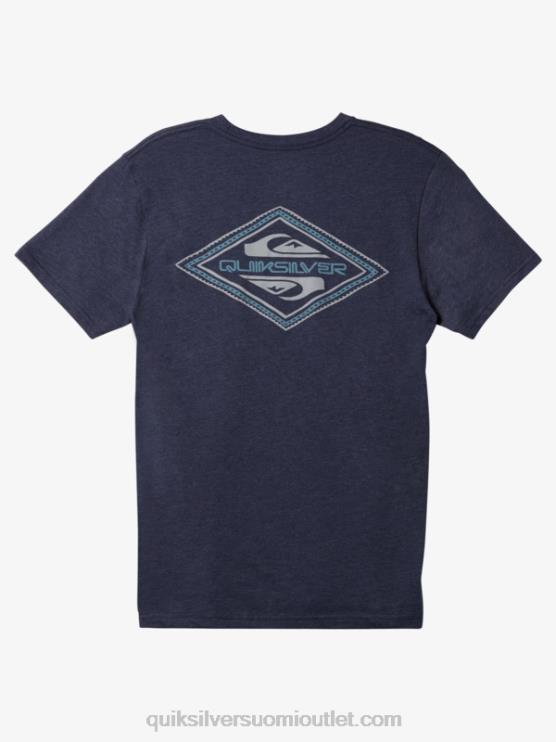Quiksilver D6JJ1197 miehet laivastonsininen bleiseri kanerva käänteinen logo mod t-paita
