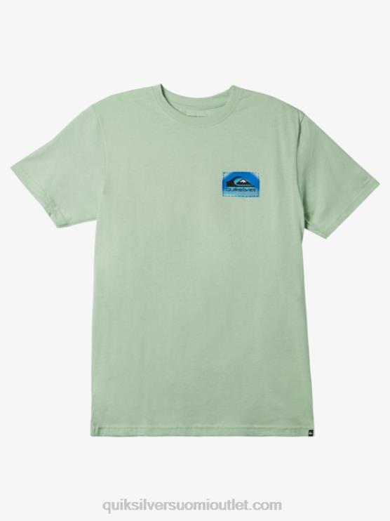 Quiksilver D6JJ1203 miehet kuusikivi värillinen flow t-paita