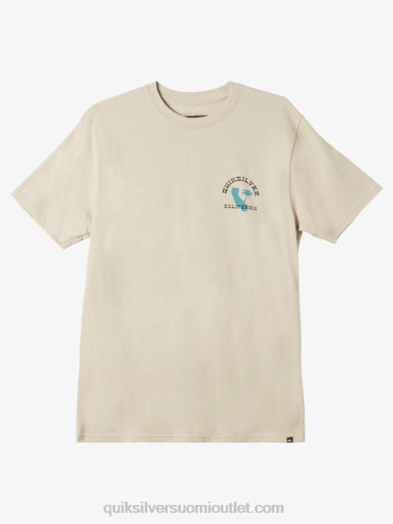 Quiksilver D6JJ1228 miehet plaza taupe Kalifornian ikoninen lännen t-paita