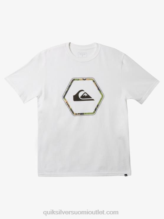 Quiksilver D6JJ1235 miehet valkoinen muotoinen t-paita