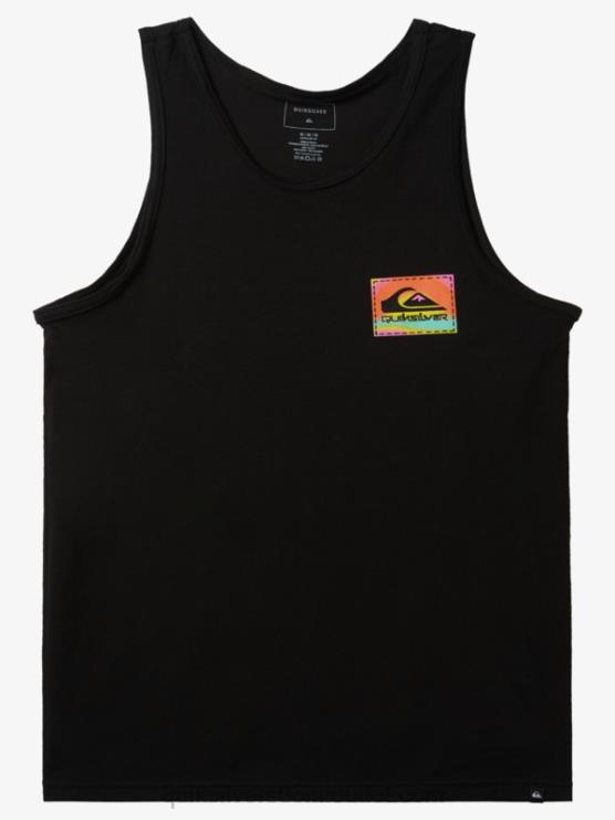 Quiksilver D6JJ1333 miehet musta värillinen flow t-paita