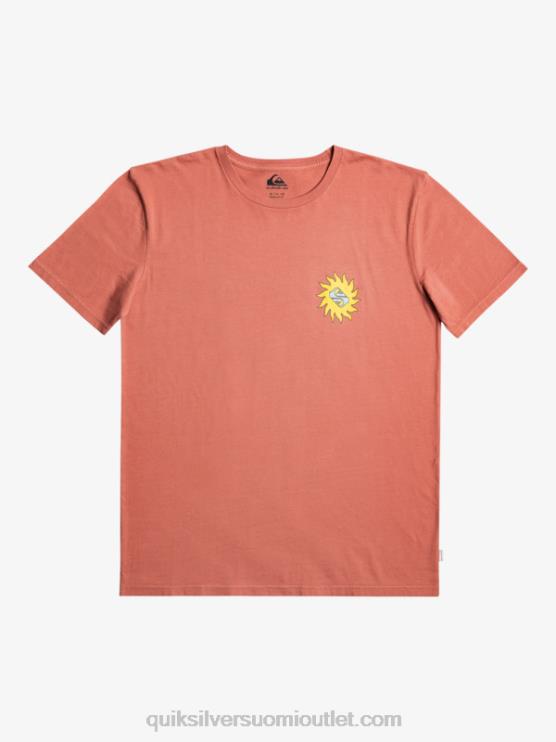 Quiksilver D6JJ1339 miehet marsala planeettapositiivinen t-paita