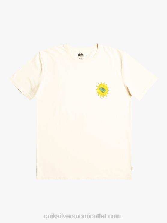 Quiksilver D6JJ1340 miehet koivu planeettapositiivinen t-paita