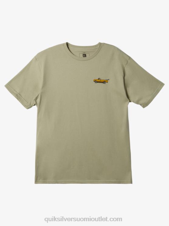 Quiksilver D6JJ1344 miehet teetä Waterman beacons -sidottu t-paita