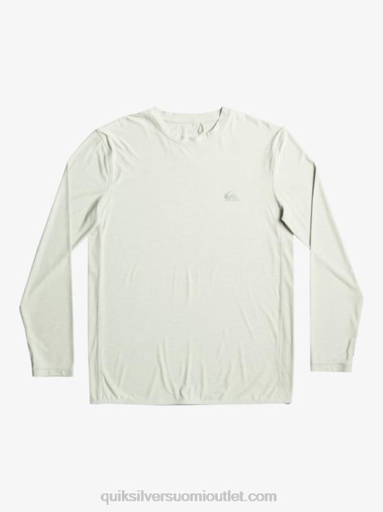 Quiksilver D6JJ1347 miehet harmaa violetti kanerva rannikkojuoksijoiden pitkähihainen t-paita