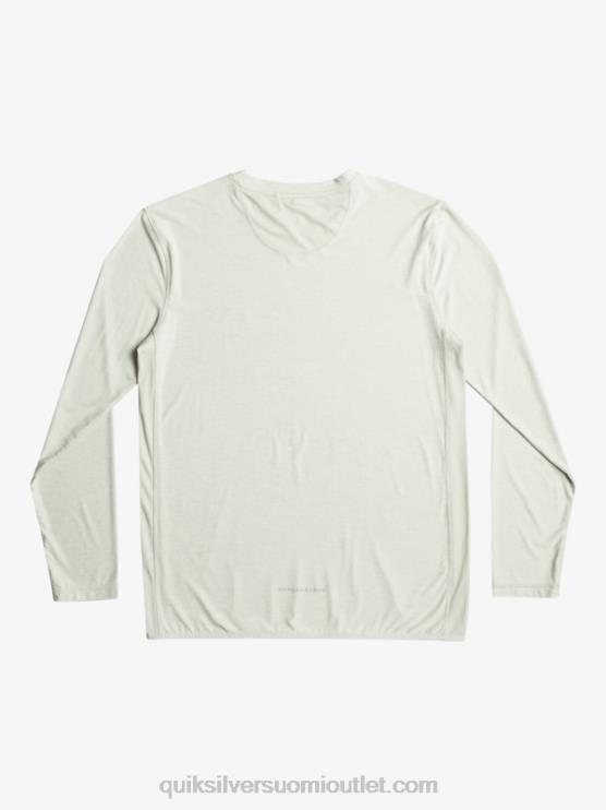 Quiksilver D6JJ1347 miehet harmaa violetti kanerva rannikkojuoksijoiden pitkähihainen t-paita