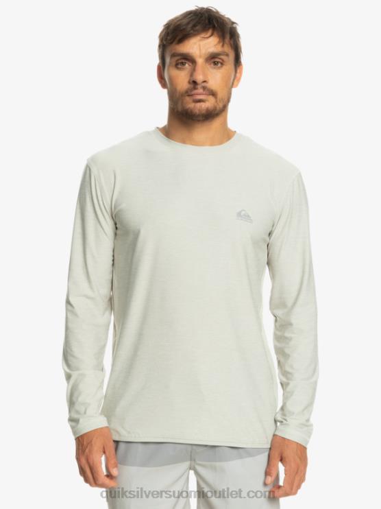 Quiksilver D6JJ1347 miehet harmaa violetti kanerva rannikkojuoksijoiden pitkähihainen t-paita