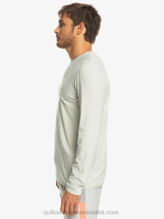 Quiksilver D6JJ1347 miehet harmaa violetti kanerva rannikkojuoksijoiden pitkähihainen t-paita