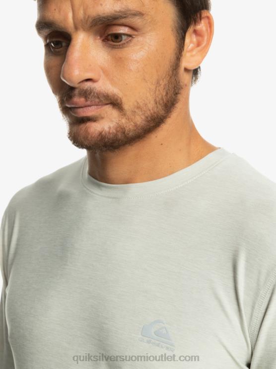 Quiksilver D6JJ1347 miehet harmaa violetti kanerva rannikkojuoksijoiden pitkähihainen t-paita