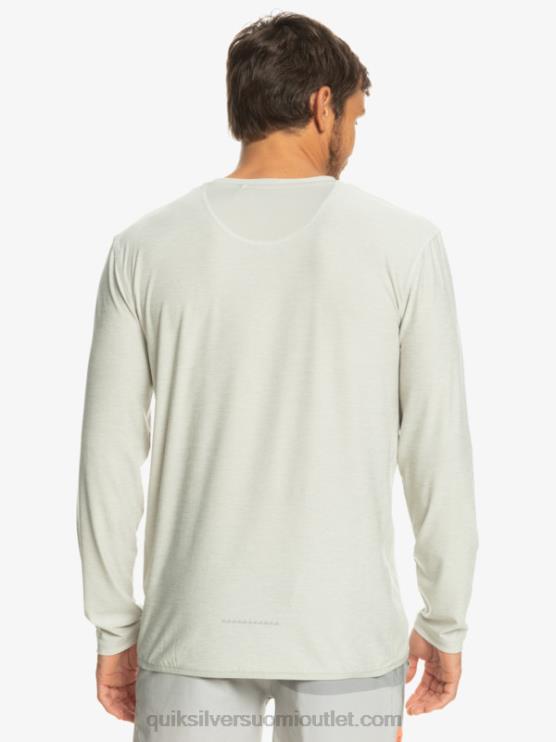 Quiksilver D6JJ1347 miehet harmaa violetti kanerva rannikkojuoksijoiden pitkähihainen t-paita