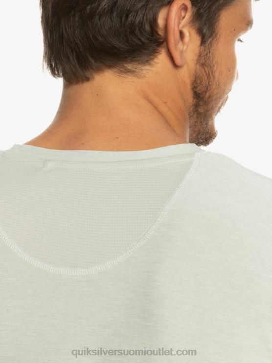 Quiksilver D6JJ1347 miehet harmaa violetti kanerva rannikkojuoksijoiden pitkähihainen t-paita