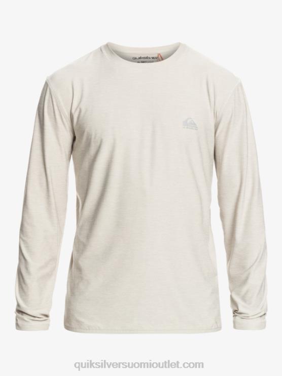 Quiksilver D6JJ1347 miehet harmaa violetti kanerva rannikkojuoksijoiden pitkähihainen t-paita