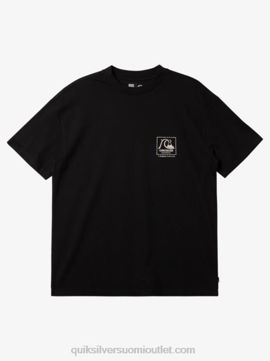 Quiksilver D6JJ1374 miehet musta Gregg kaplan tyhjä kangas t-paita
