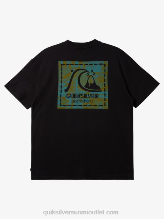 Quiksilver D6JJ1374 miehet musta Gregg kaplan tyhjä kangas t-paita