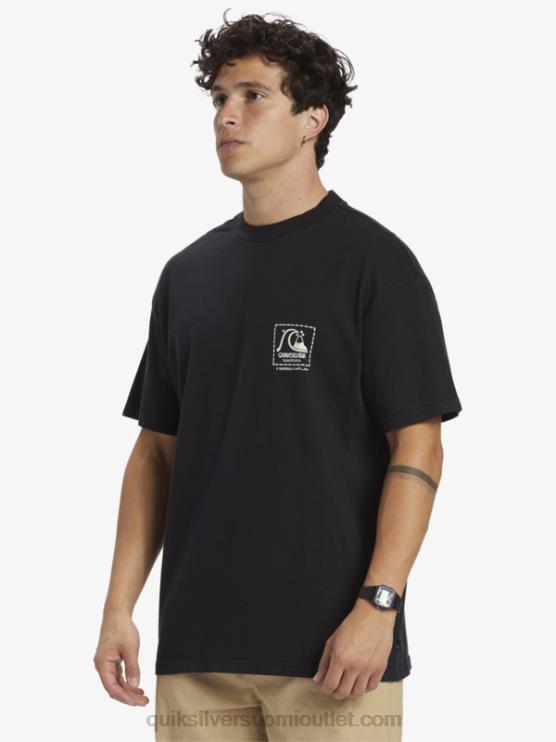 Quiksilver D6JJ1374 miehet musta Gregg kaplan tyhjä kangas t-paita