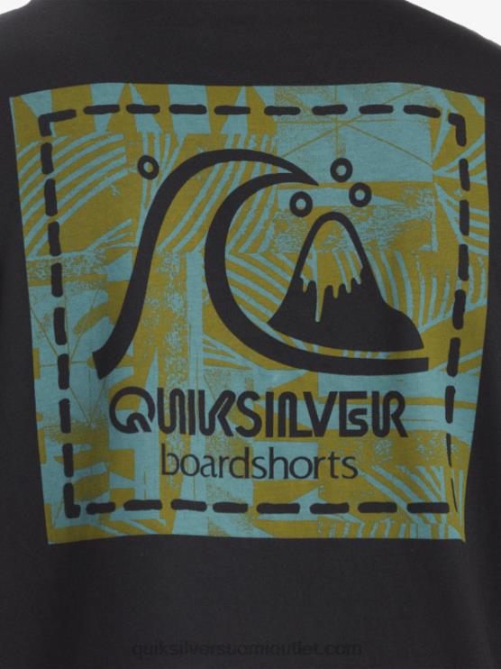 Quiksilver D6JJ1374 miehet musta Gregg kaplan tyhjä kangas t-paita