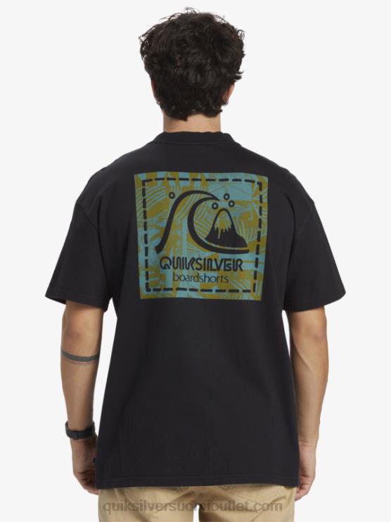 Quiksilver D6JJ1374 miehet musta Gregg kaplan tyhjä kangas t-paita