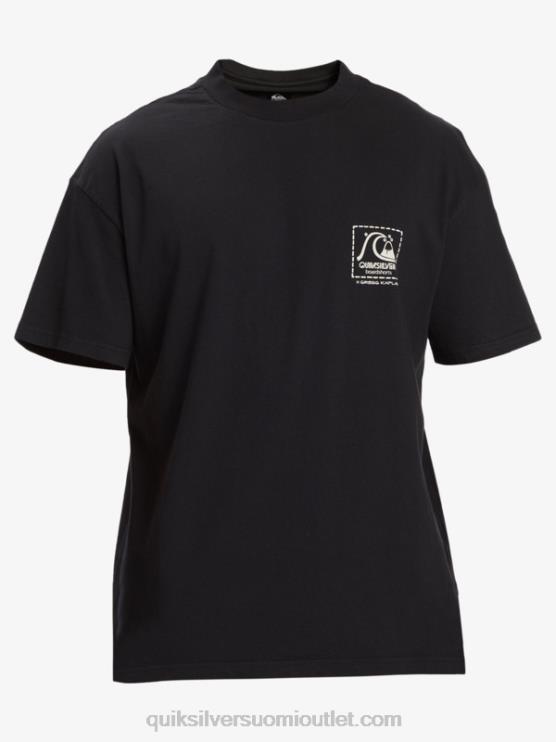Quiksilver D6JJ1374 miehet musta Gregg kaplan tyhjä kangas t-paita