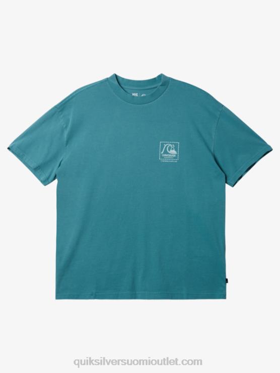 Quiksilver D6JJ1375 miehet britanen sininen Gregg kaplan tyhjä kangas t-paita