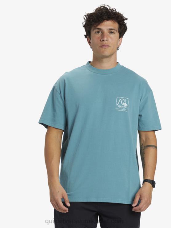 Quiksilver D6JJ1375 miehet britanen sininen Gregg kaplan tyhjä kangas t-paita