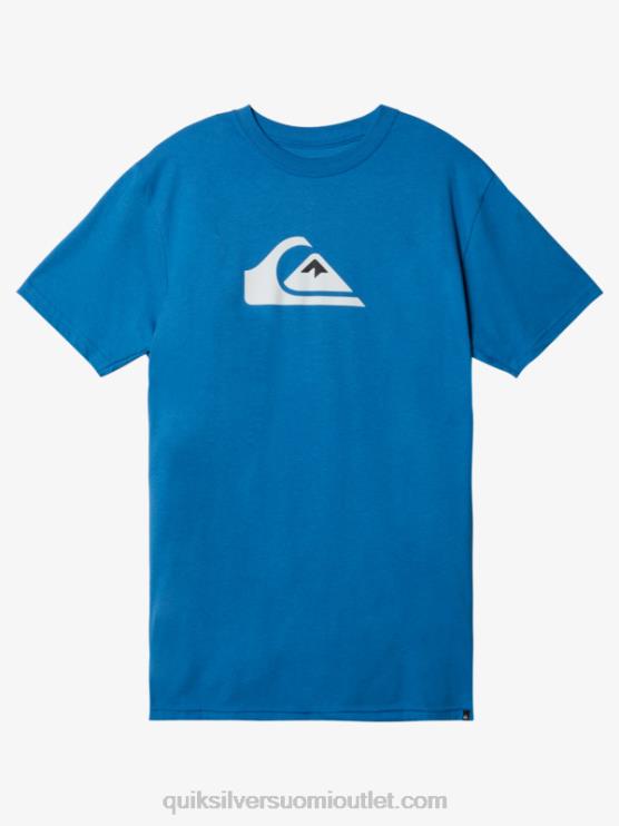 Quiksilver D6JJ1385 miehet vallarta sininen comp-logoinen t-paita